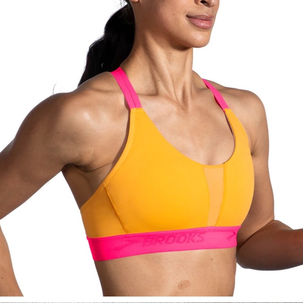 Brooks Neon Sports Bra